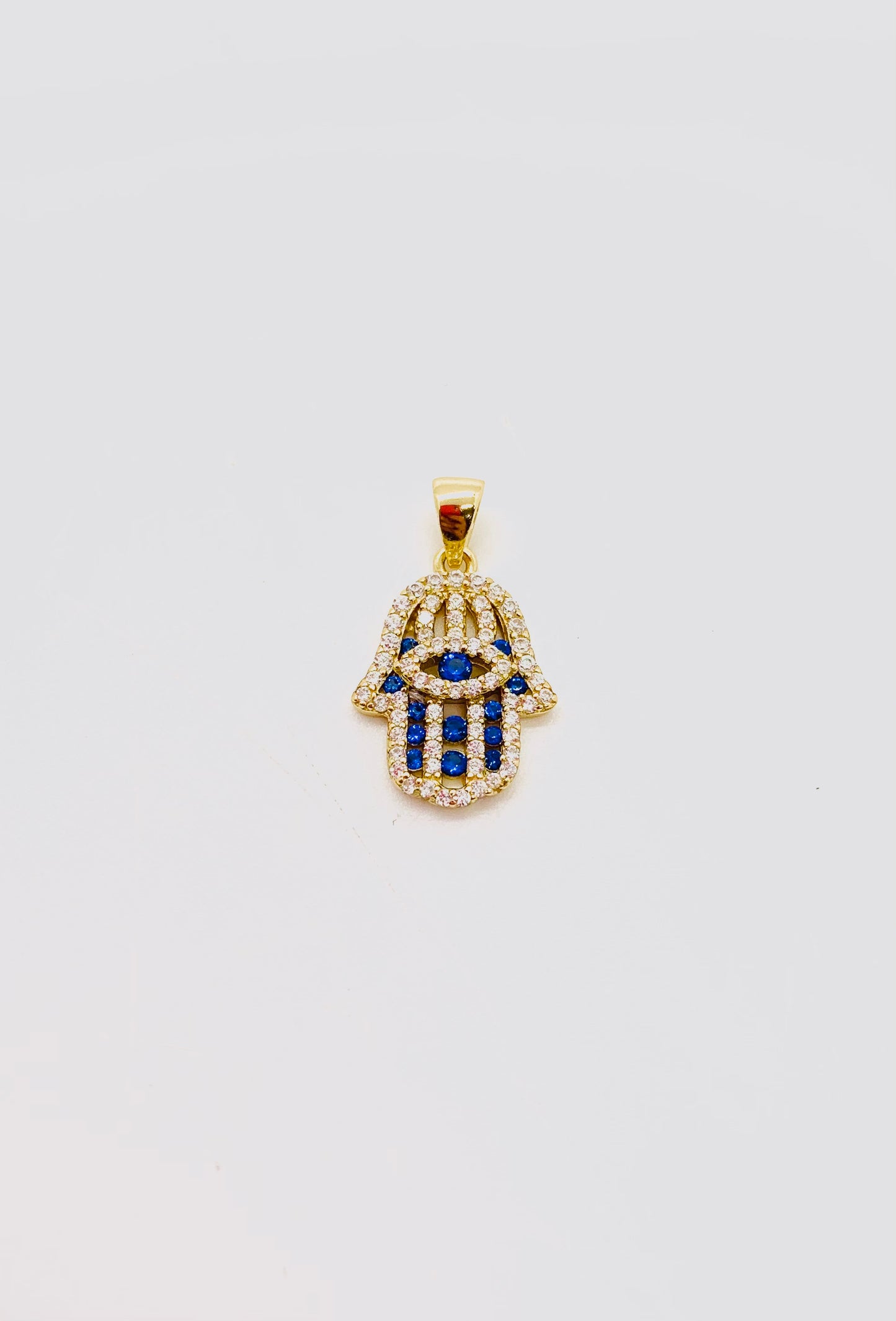 Small Hamsa Gold Pendant