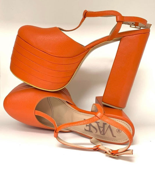 Columbian Orange Heels