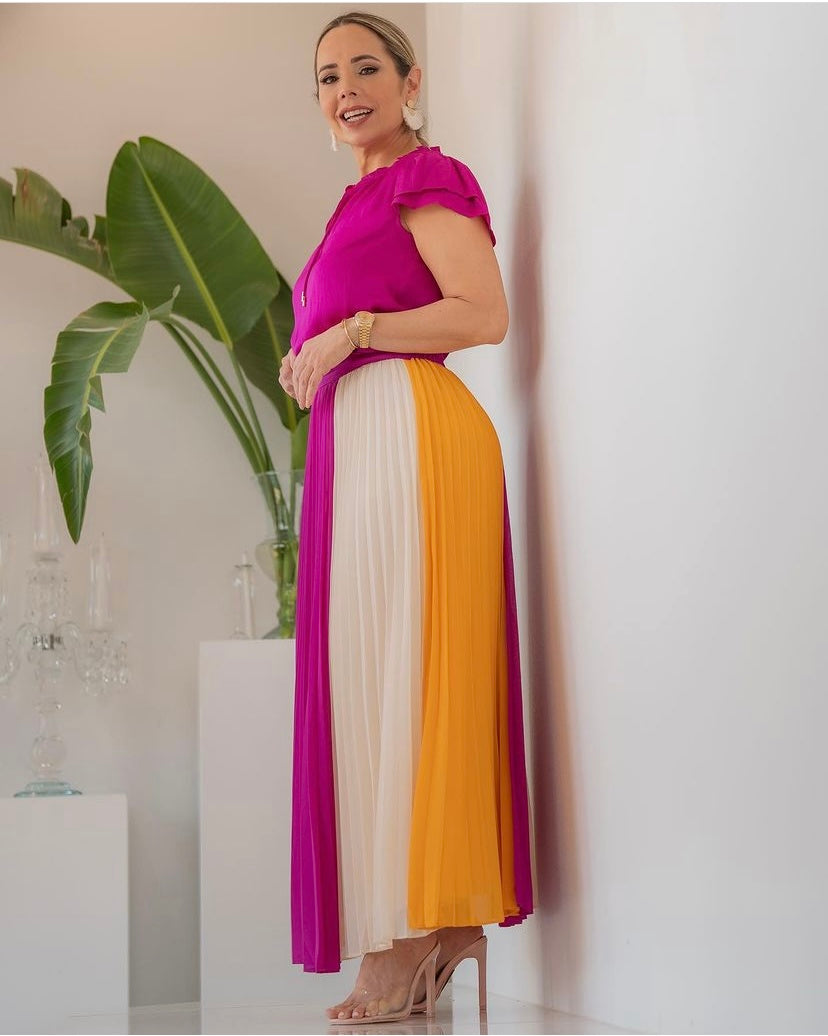 Mango Org. Midi Skirt