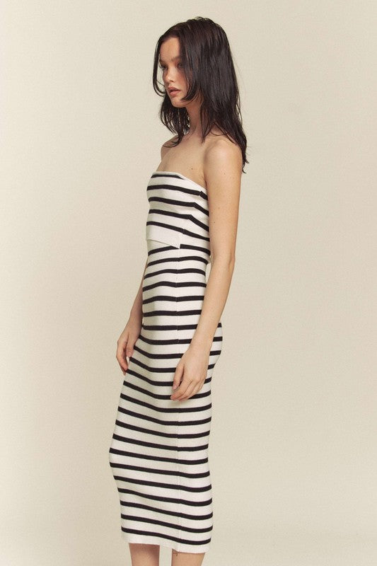 DRESS TUBE BLACK/ WHITE