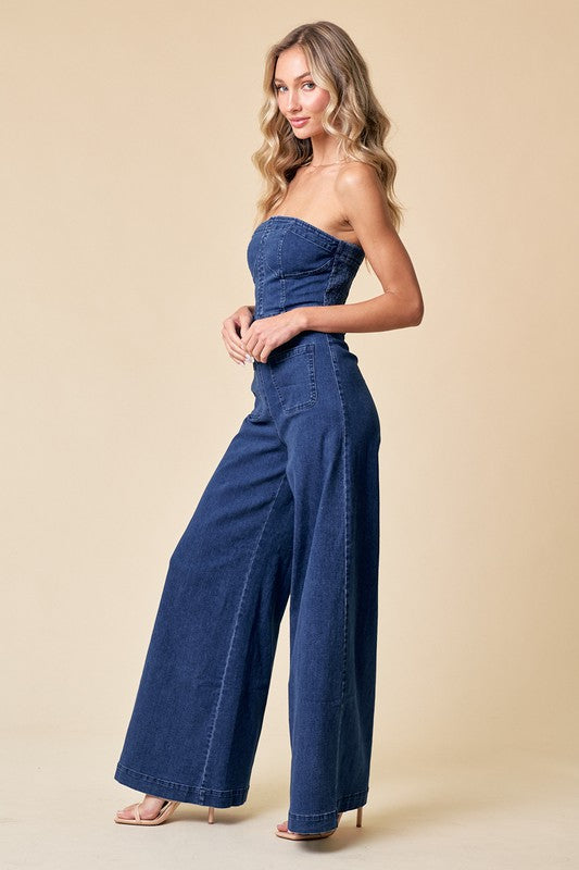 DENIM JUMPSUIT