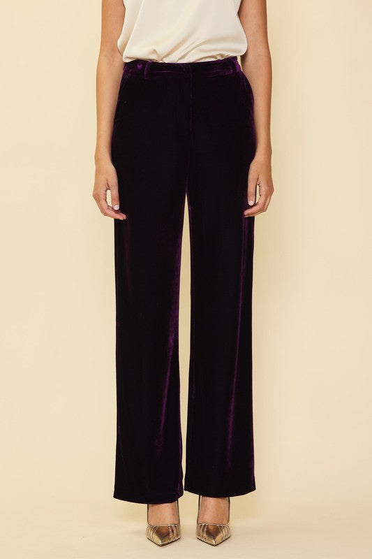 VELVET PANTS