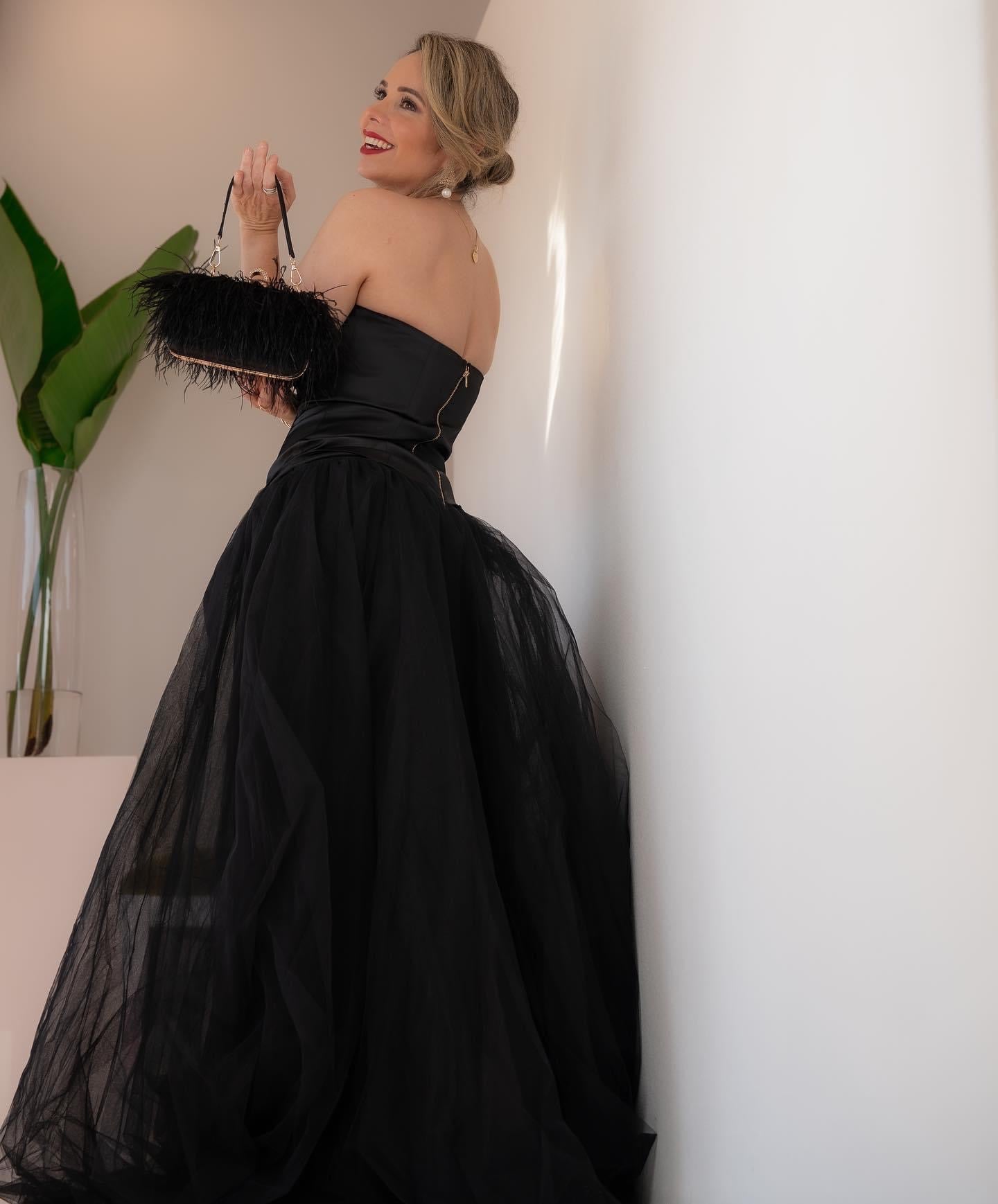 Tulle Black Dress