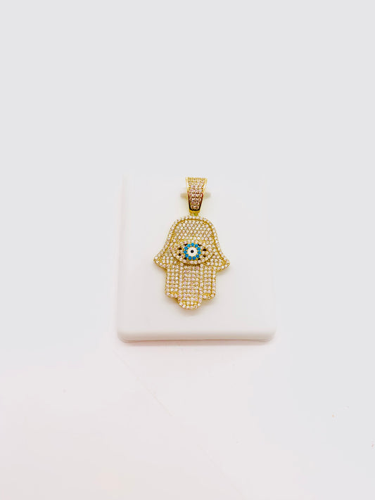 Hamsa Gold Pendant