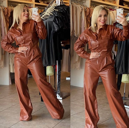 Brown Jumpsuit