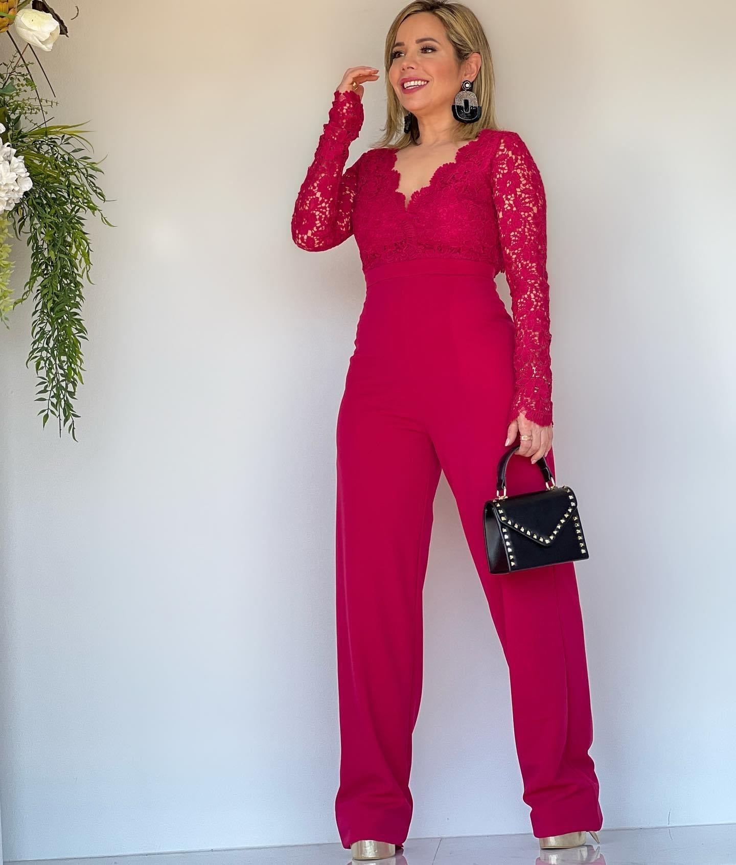 Magenta Jumpsuit