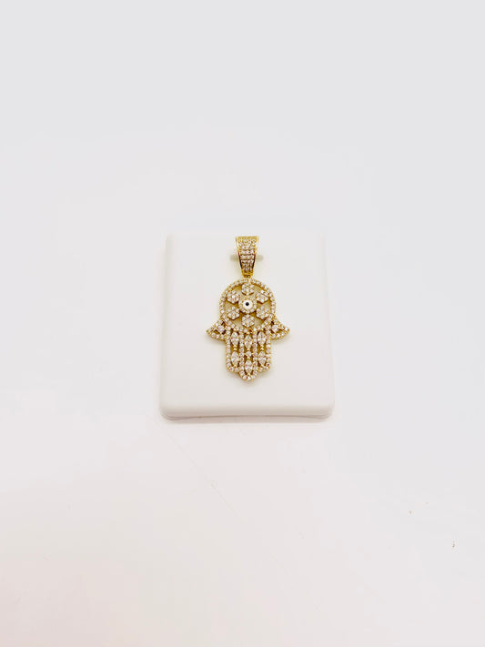 Hamsa Gold Pendant