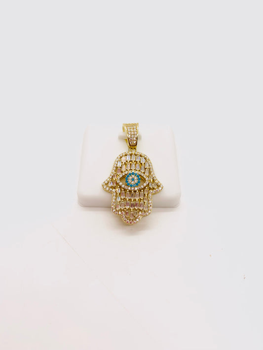 Hamsa Gold Pendant