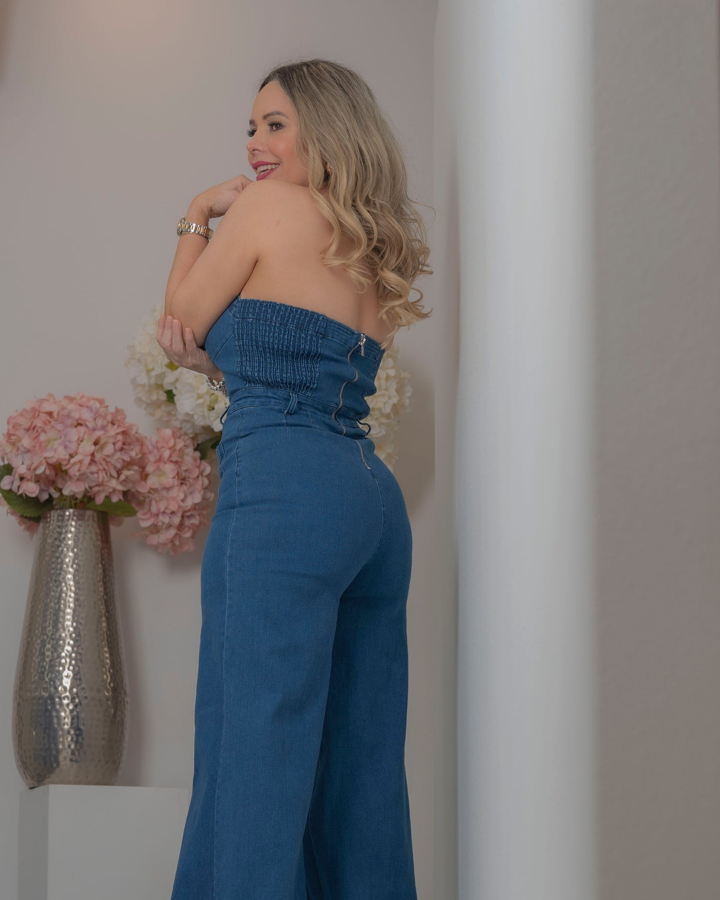 DENIM JUMPSUIT