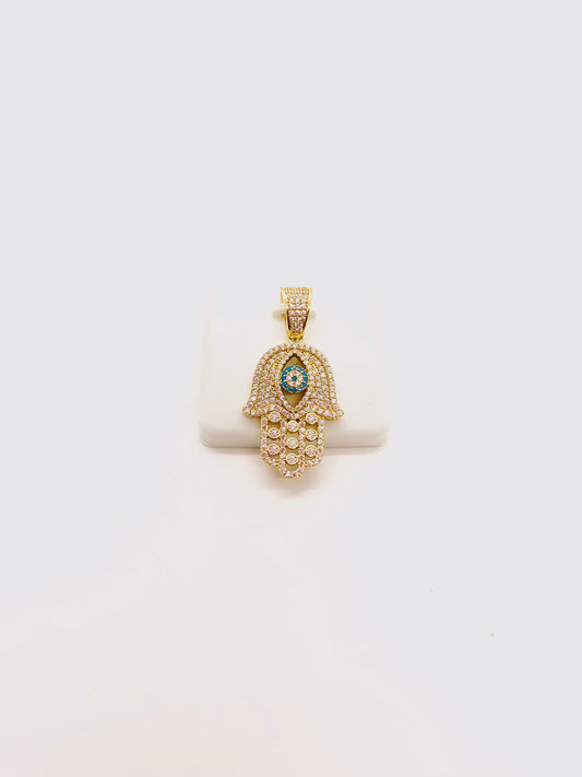 Hamsa Gold Pendant