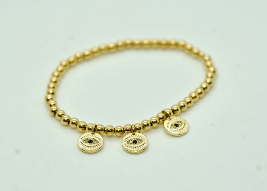 BRACELET PEARL GOLD PLATED