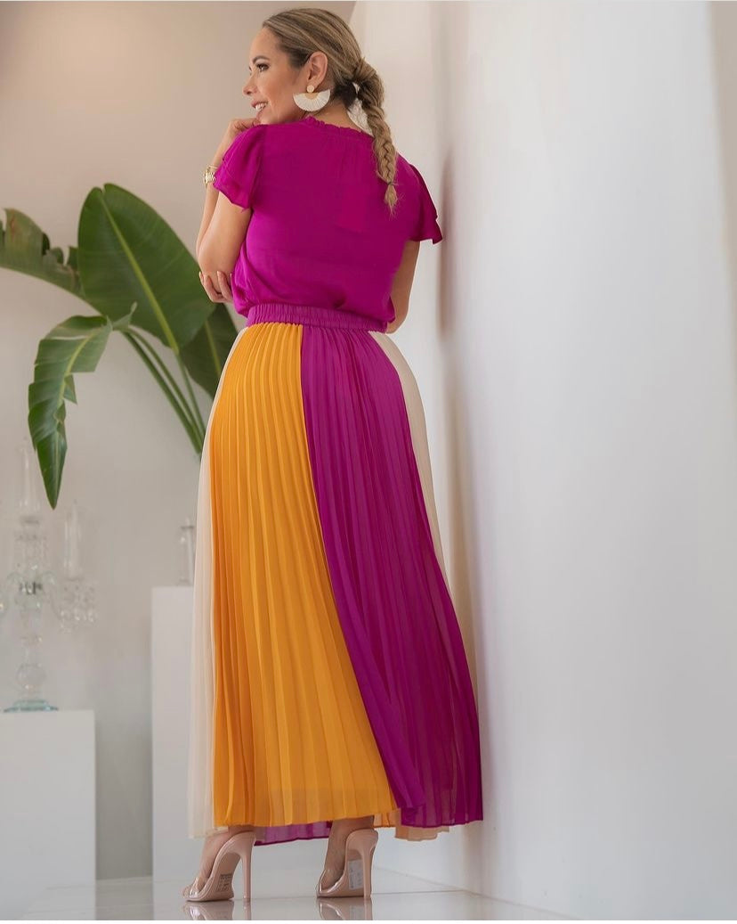 Mango Org. Midi Skirt