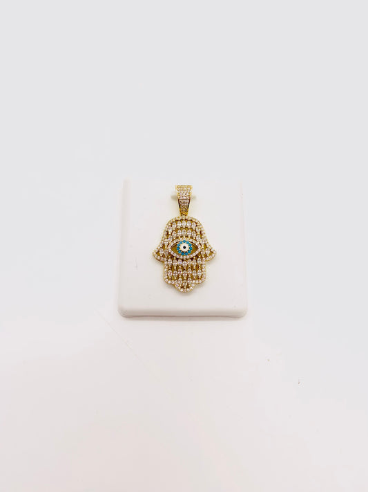 Hamsa Gold Pendant