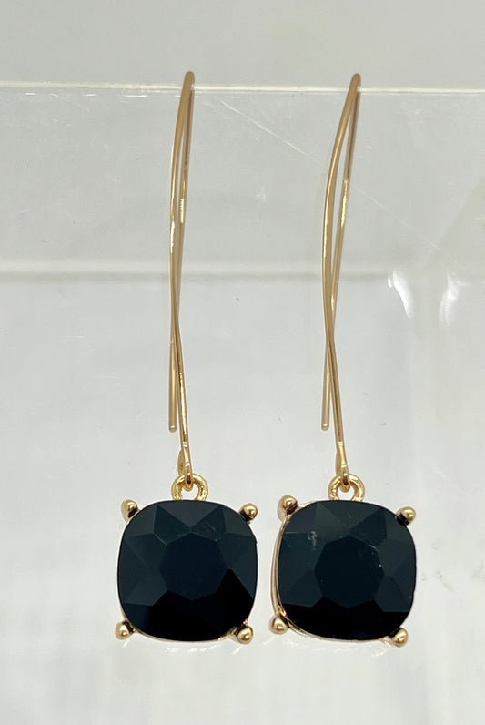 EARRING BLACK GOLD