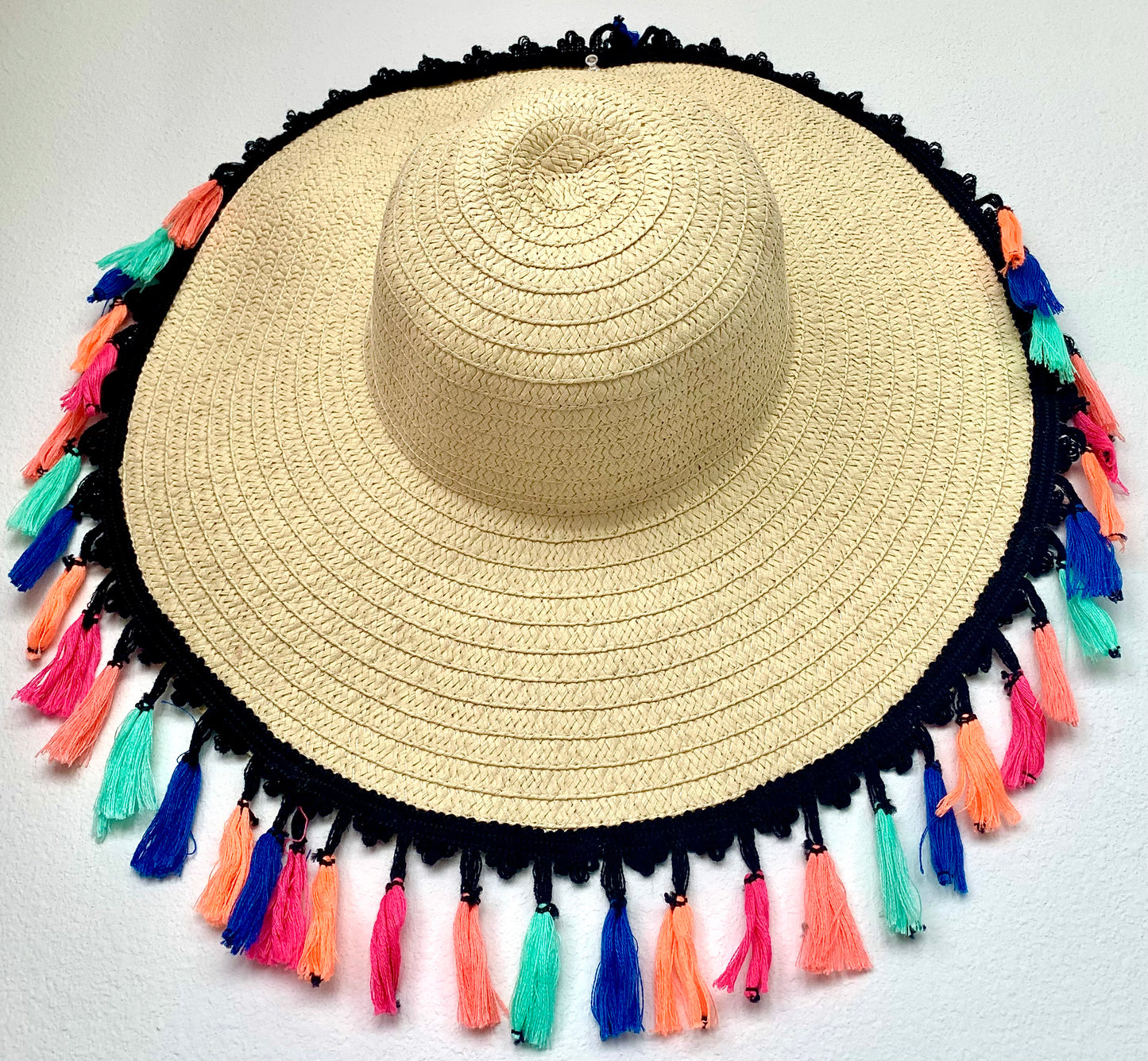 Colorful dangle hat