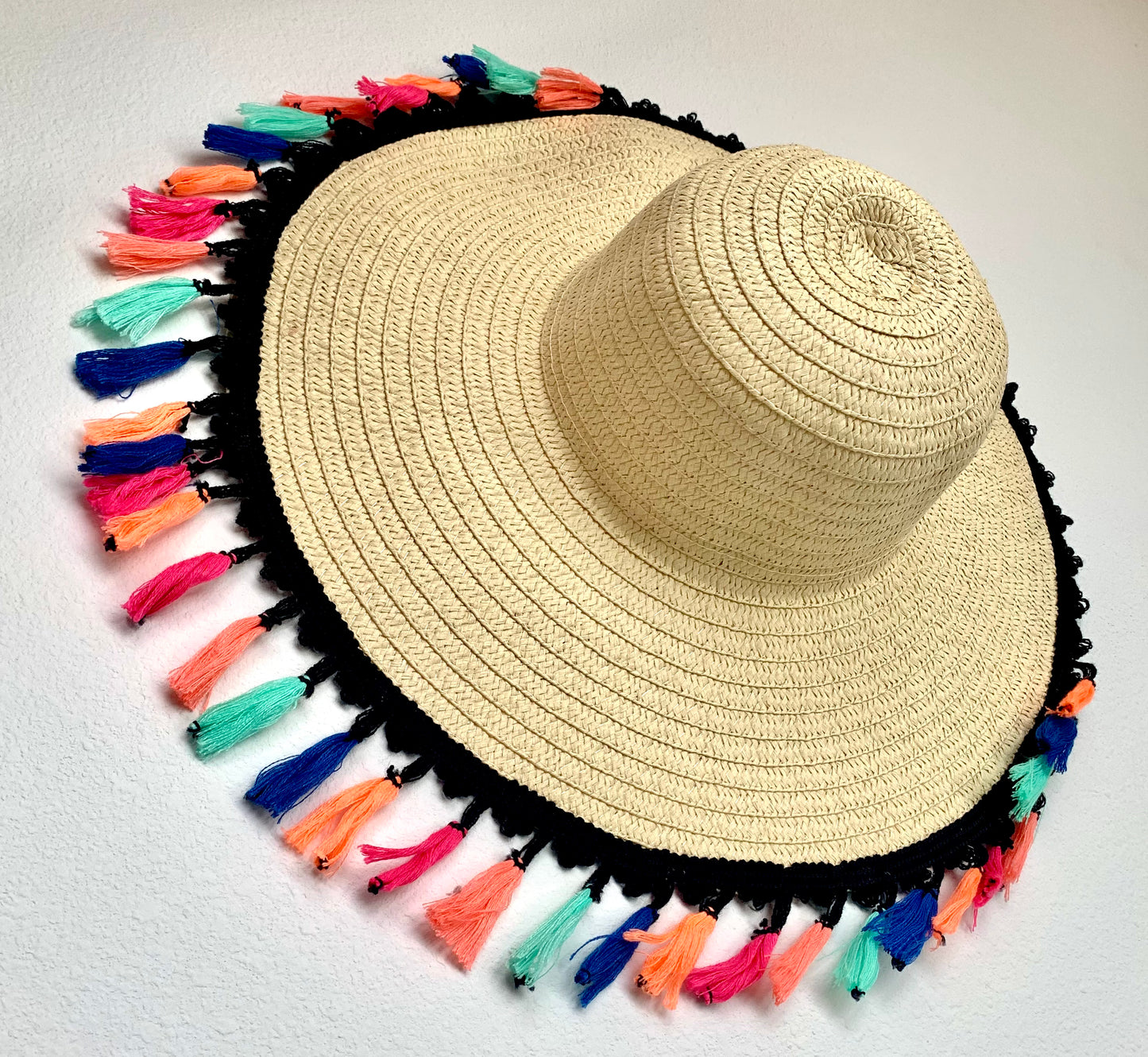 Colorful dangle hat