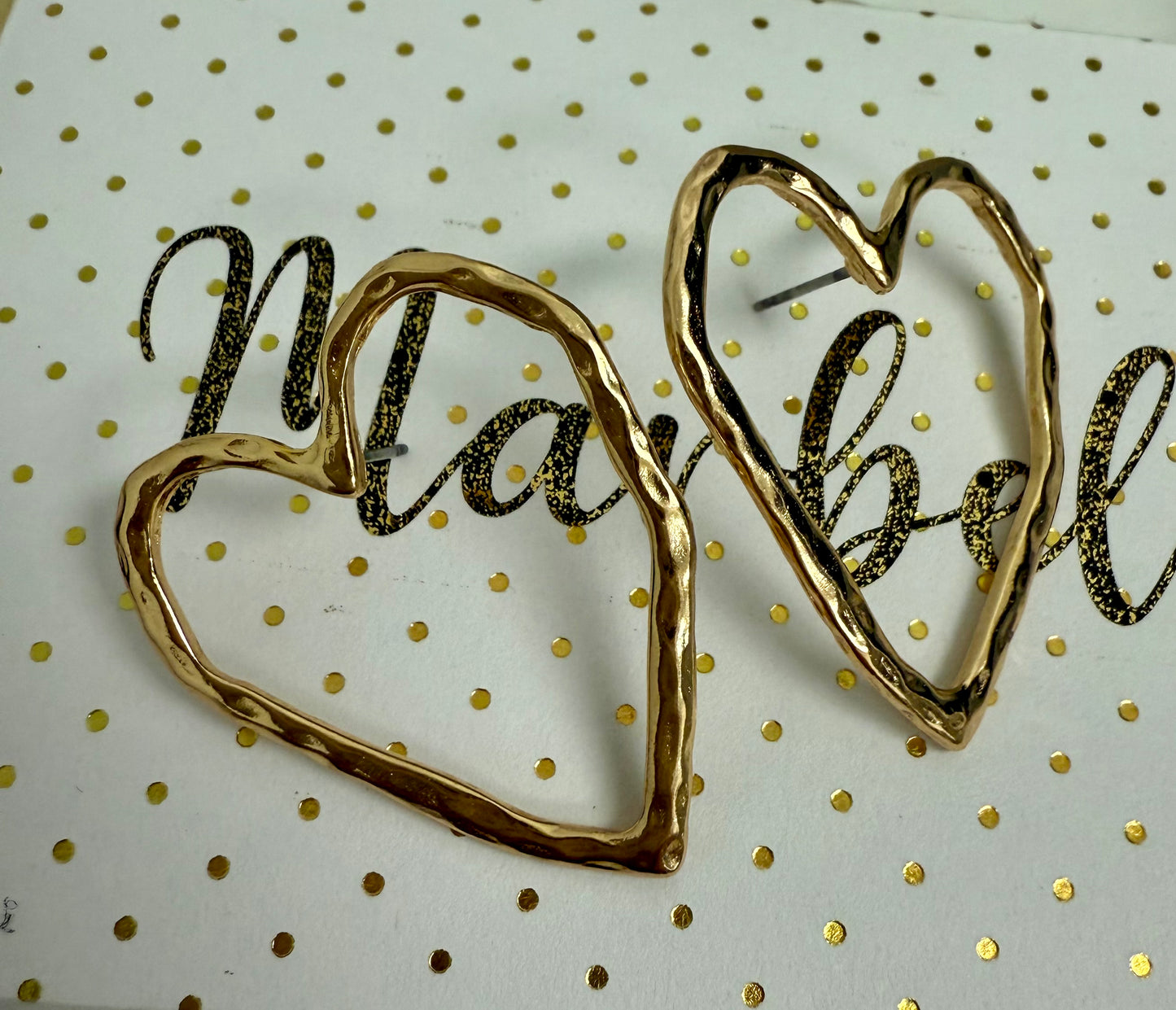 EARRING GOLD HEART