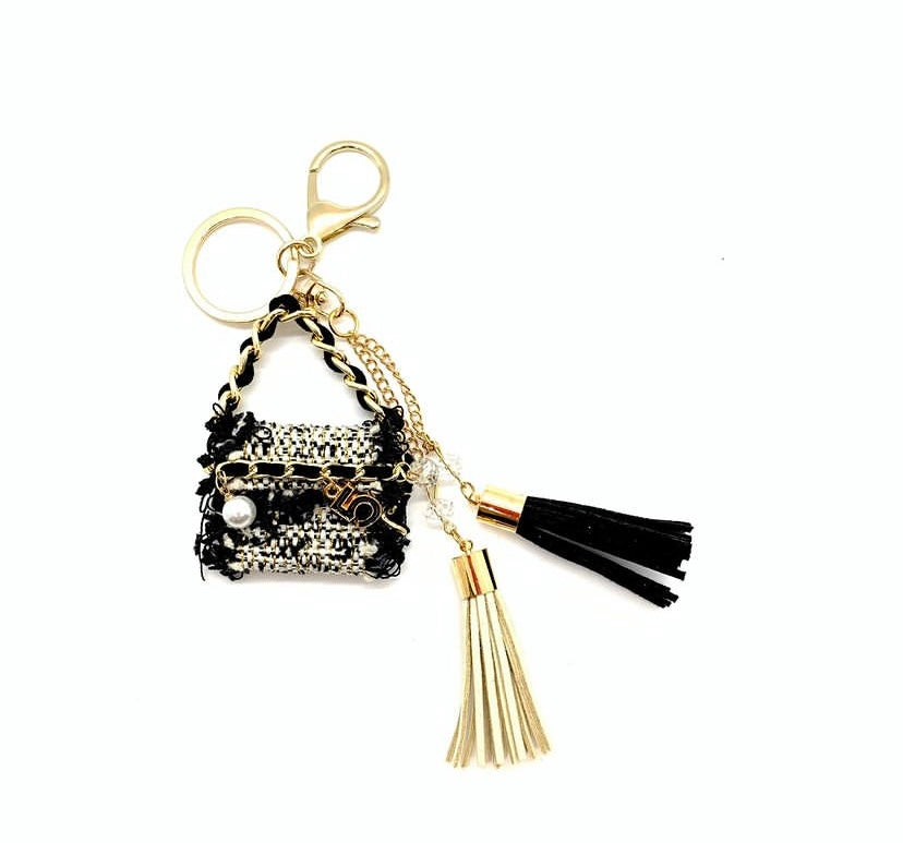 Mini purse keychain