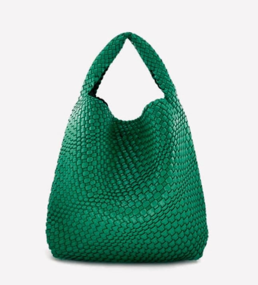 Woven mini hobo hanbbag