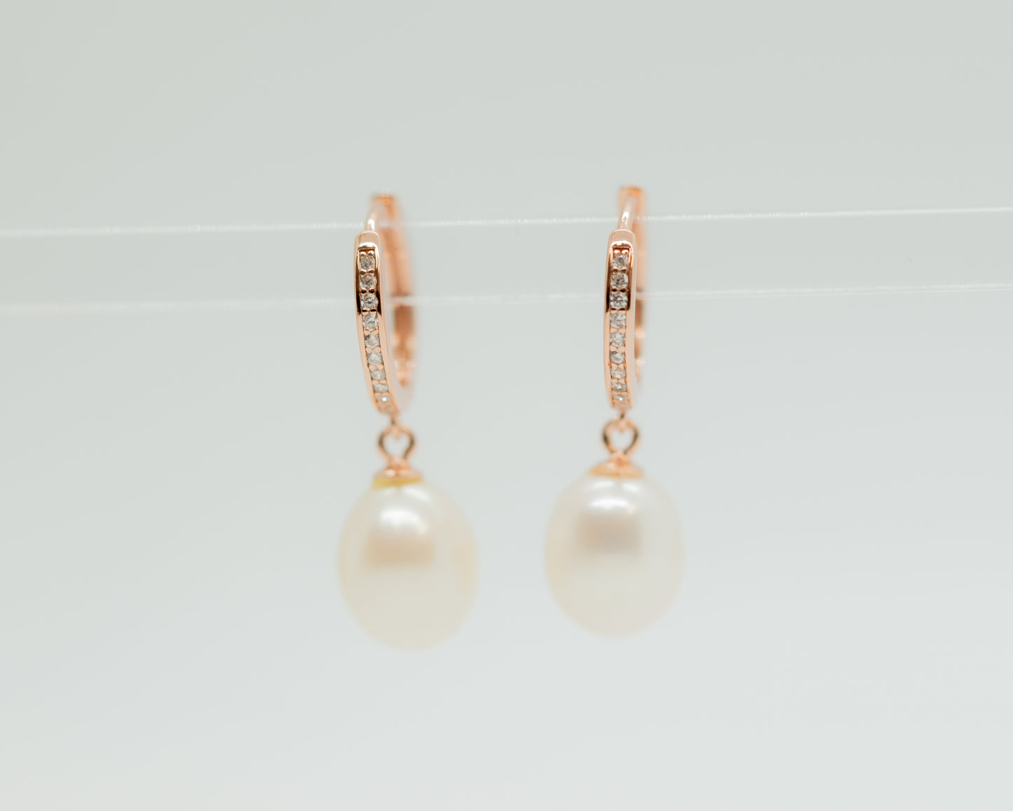 SILVER EARRING PEARL