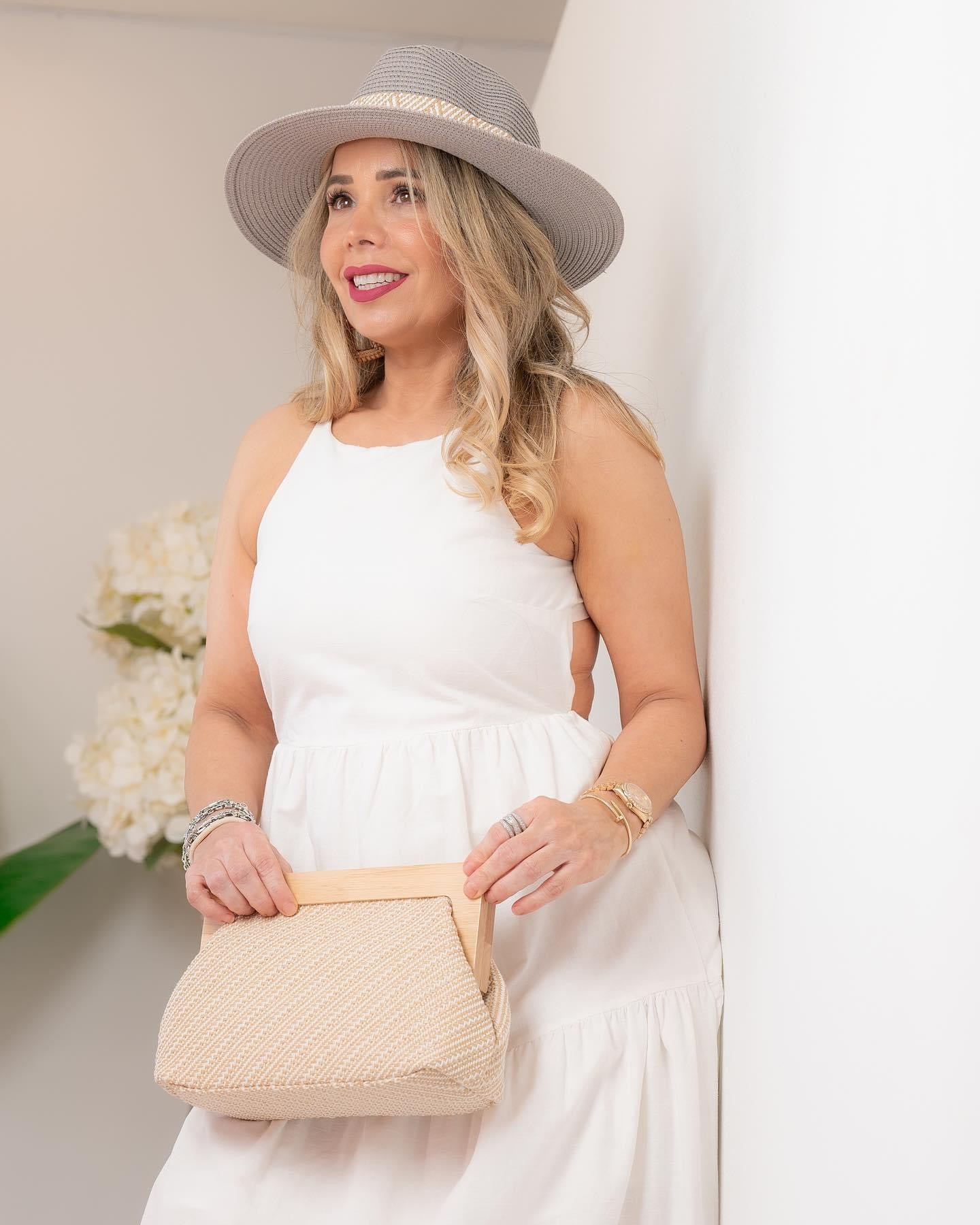 Ivory maxi dress