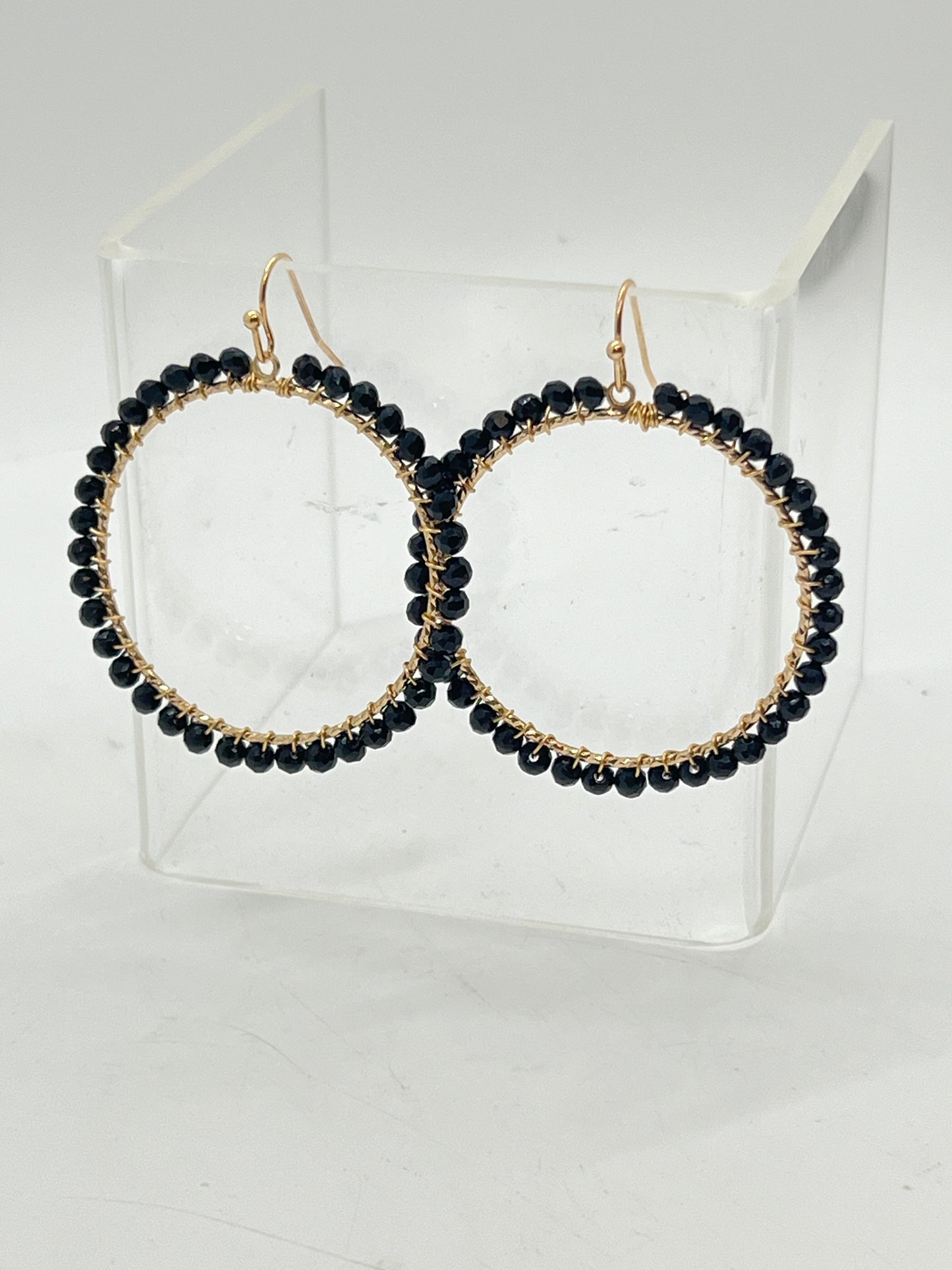 EARRING BLACK GOLD