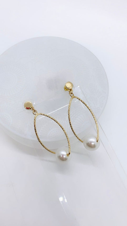 EARRING PEARL GOLD