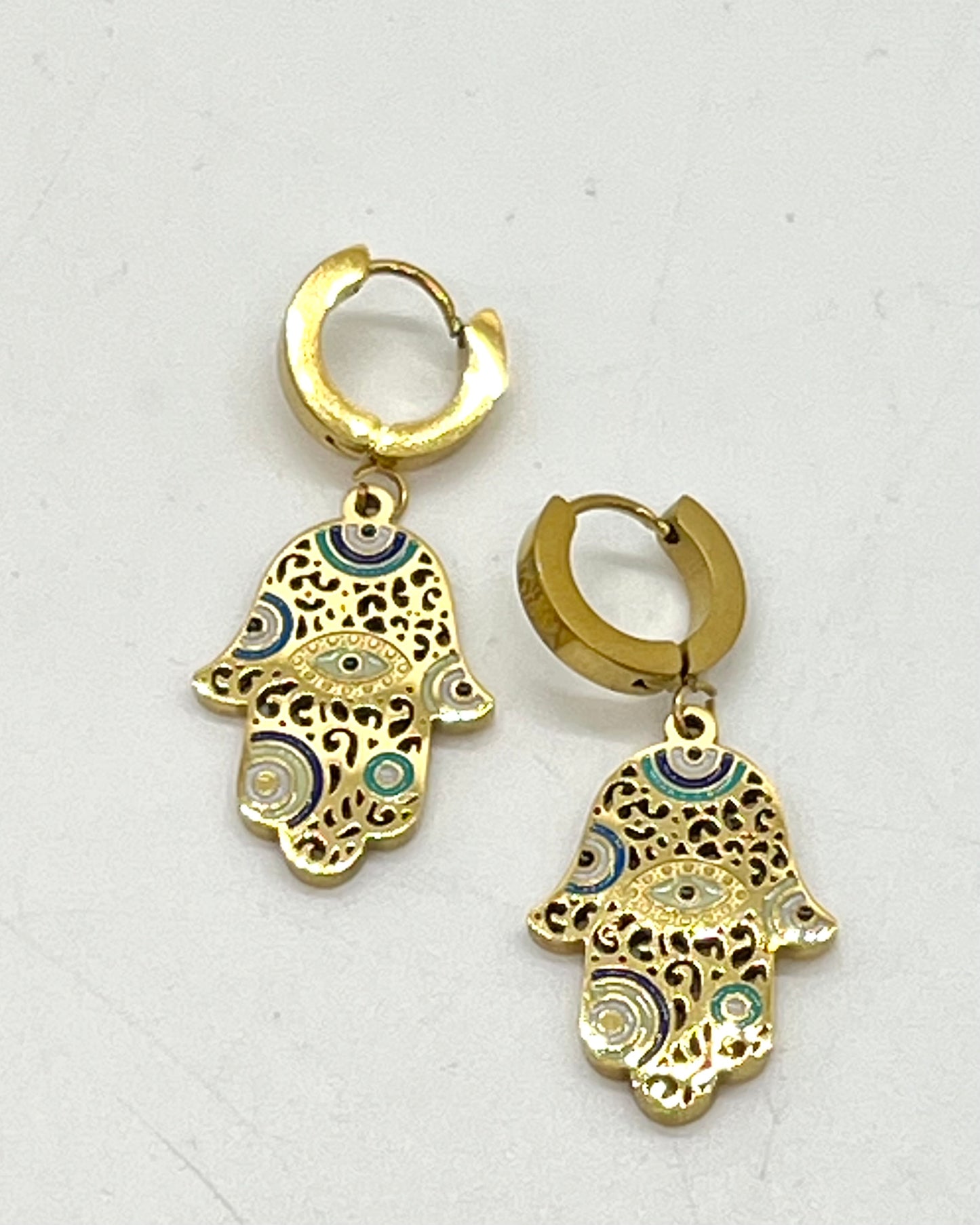 HAND DROP EARRING