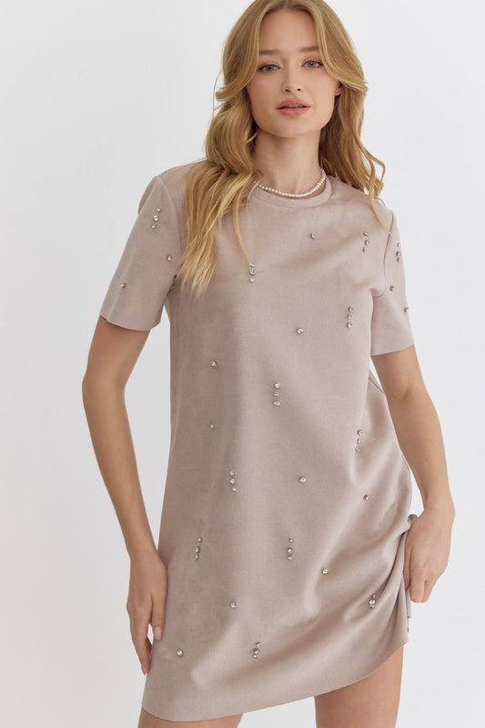 DRESS TAUPE