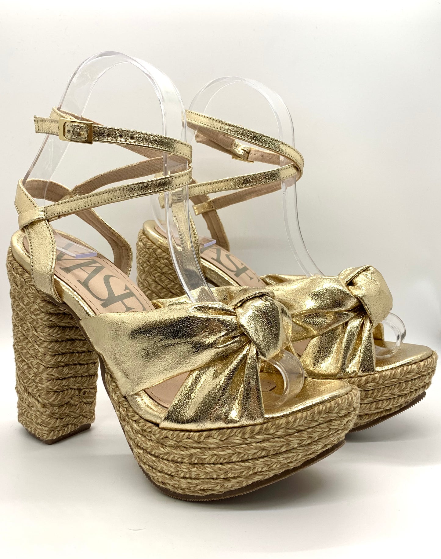 Gold High Heels