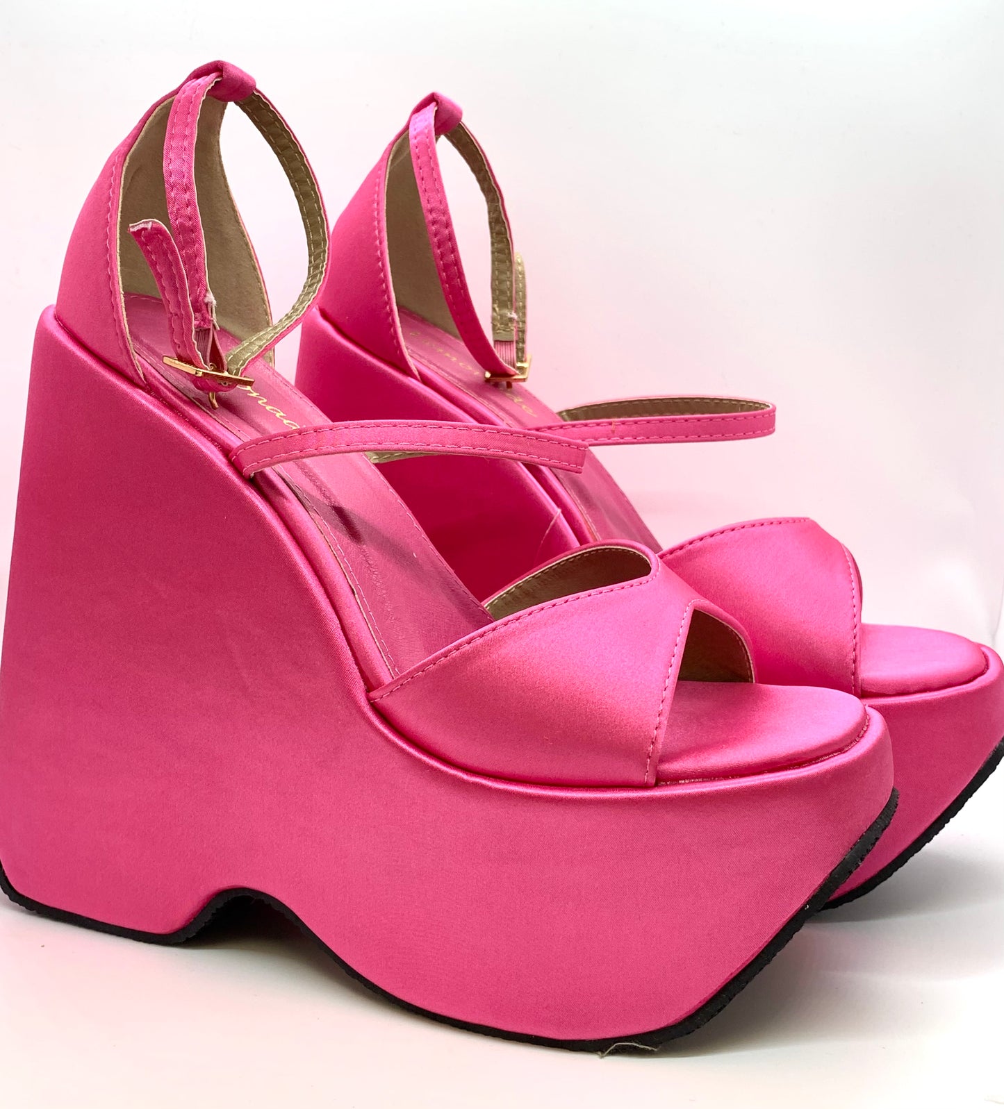 Pink Block Heels