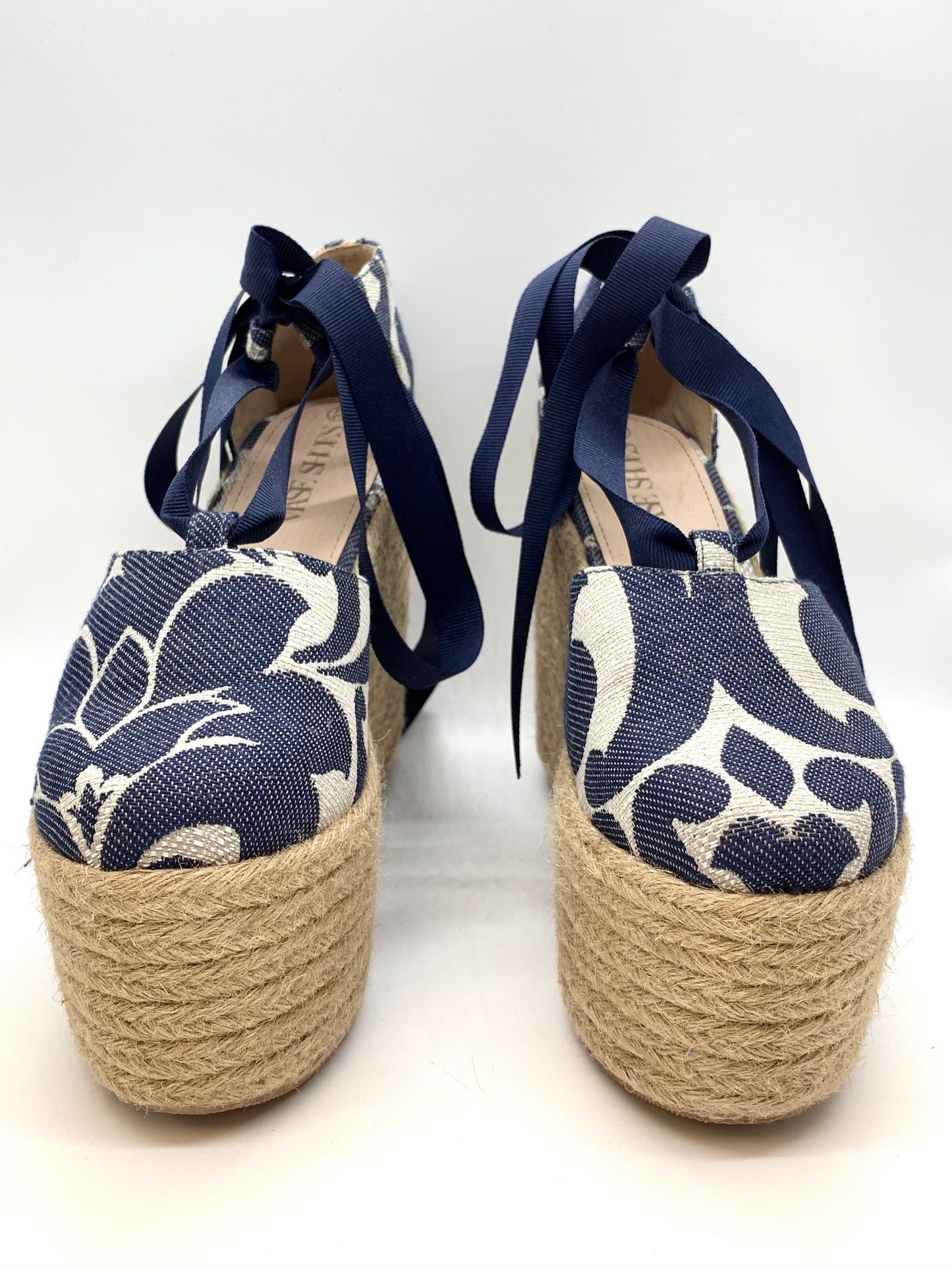 Navy Platform Heel