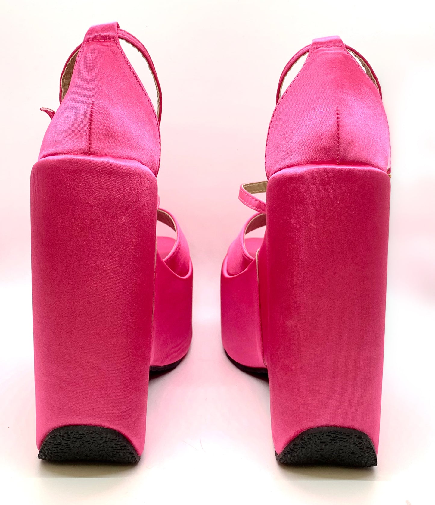 Pink Block Heels